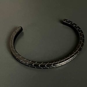 بنگل مردانه استیل مشکی Bambo